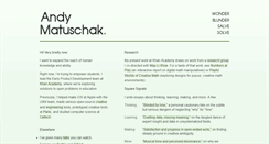 Desktop Screenshot of andymatuschak.org