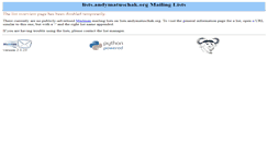 Desktop Screenshot of lists.andymatuschak.org